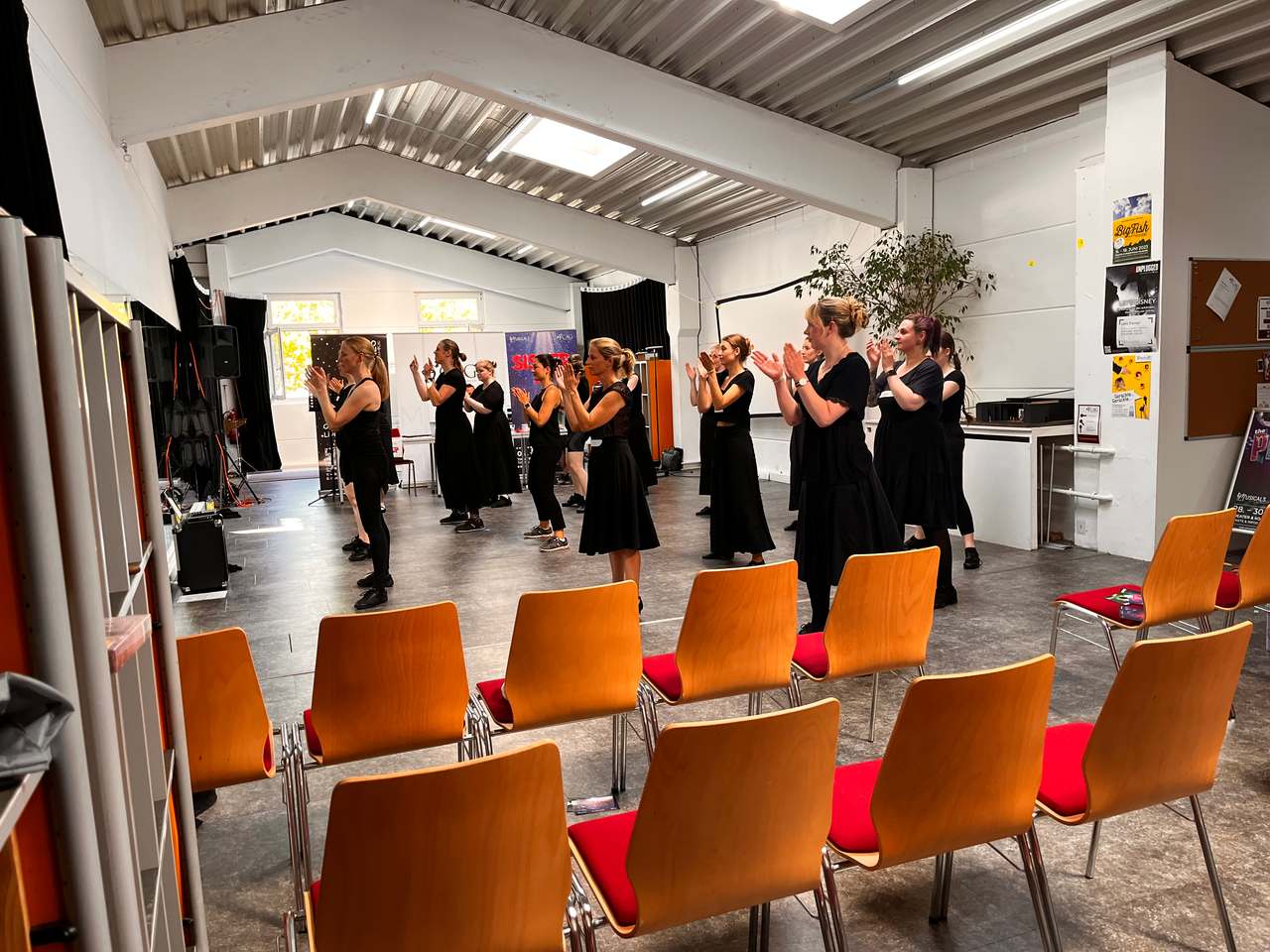 Die Proben gehen los