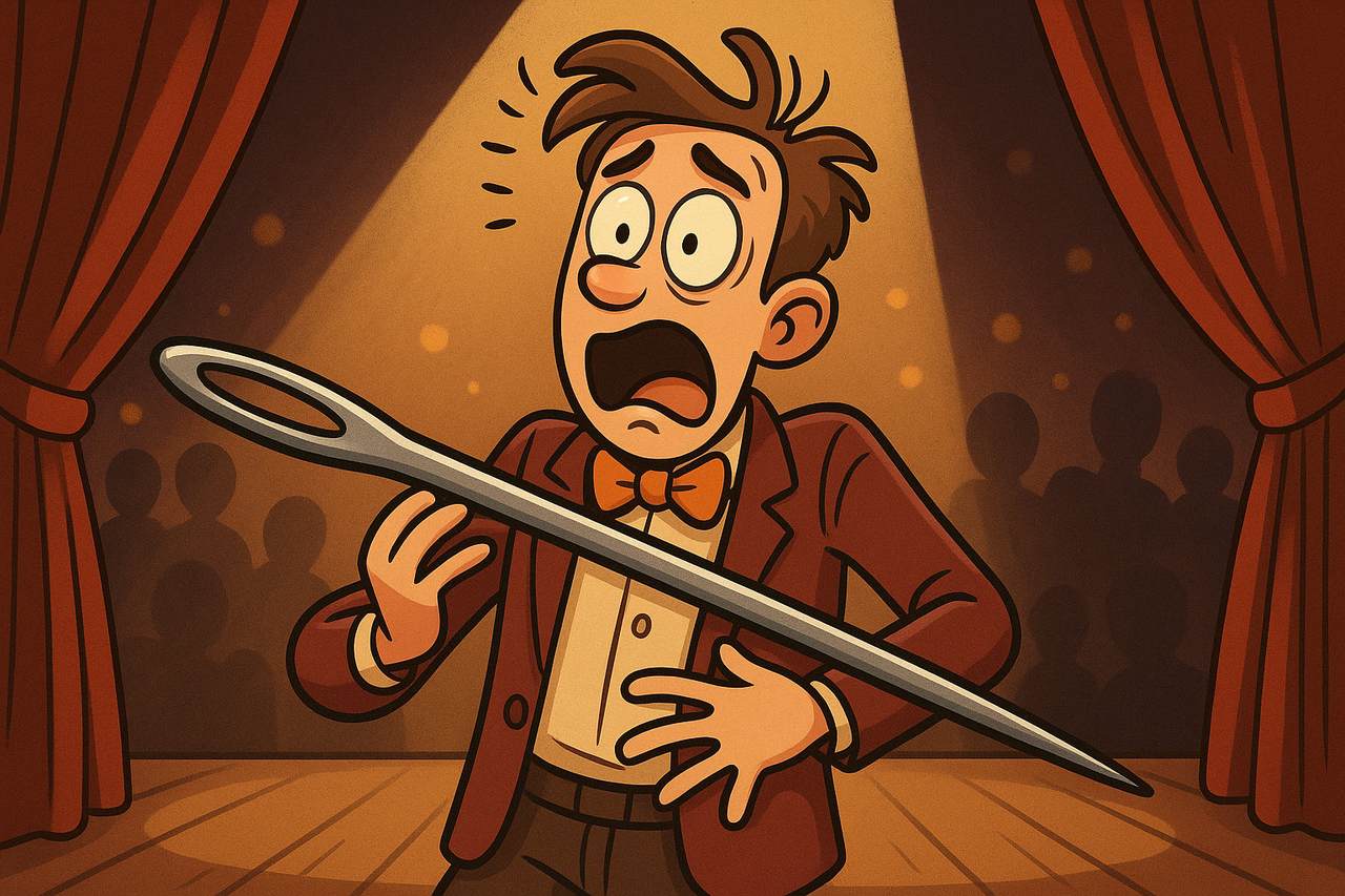 Pleiten, Pech und Pannen – Die verschluckte Nadel